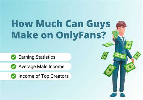 how much do guys make on only fans|Average Onlyfans Income 